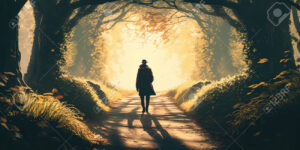 Persona caminando por un sendero natural como metáfora de flexibilidad emocional y adaptación a la vida