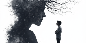 Persona hablando con ella misma